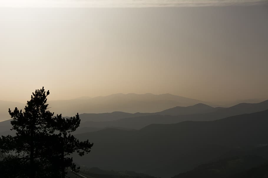 spain, o cebreiro, gradient, nature, ocebreiro, camino, stjames HD wallpaper