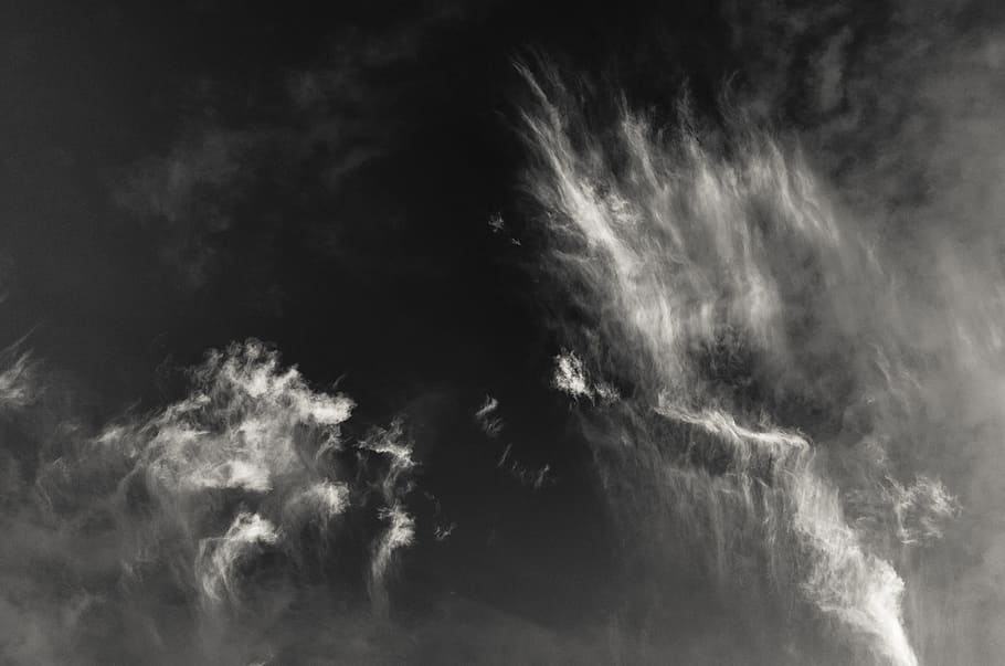 Sky with clouds, abstract, air, background, beautiful, beauty HD wallpaper