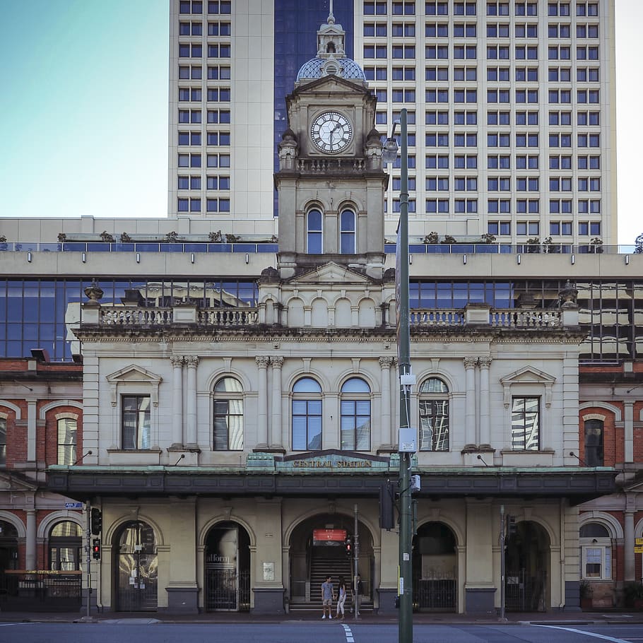 Online crop | HD wallpaper: train station, brisbane, central station ...