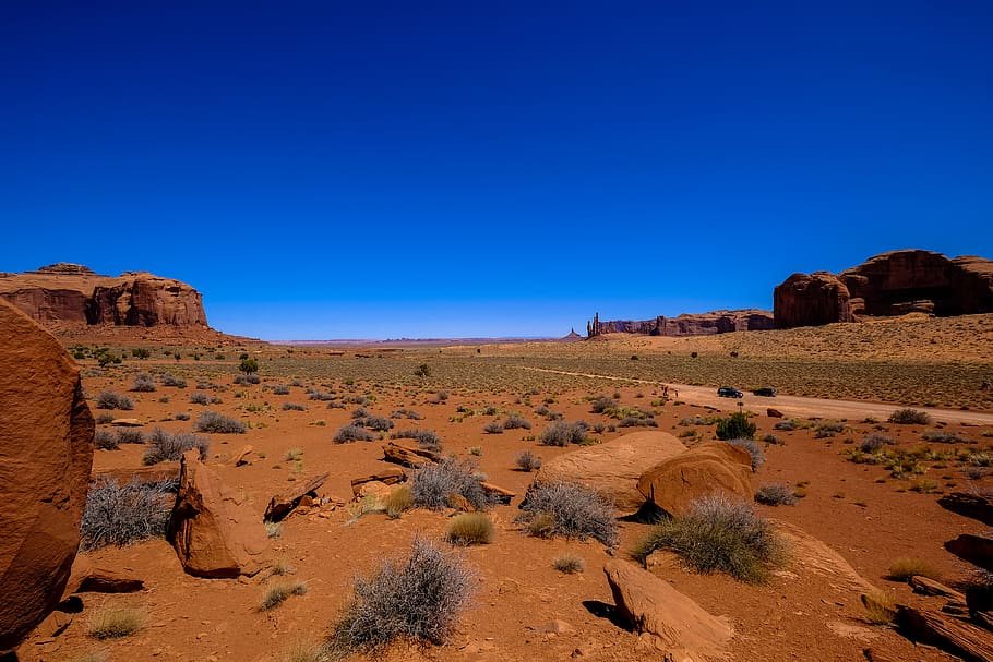 brown rock formation, nature, outdoors, ground, desert, soil HD wallpaper