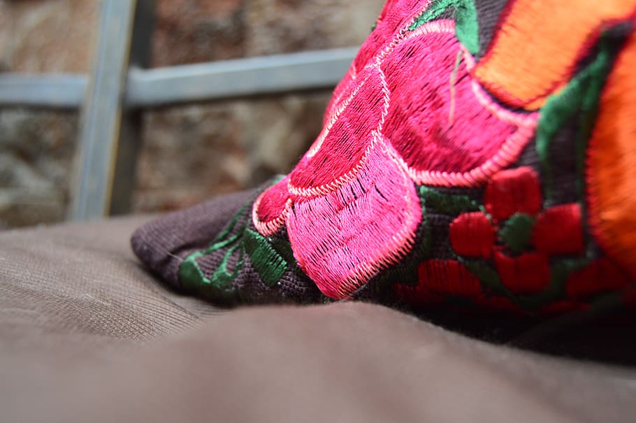 texture, pink, handmade, handcrafted, mexico, textile, wool HD wallpaper