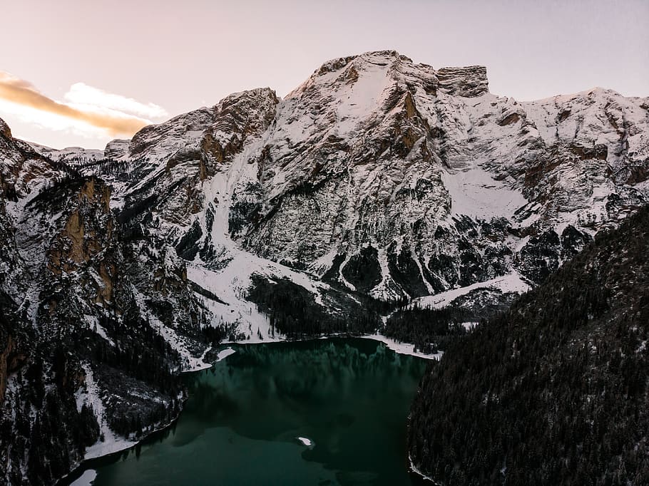 snowcapped mountains, outdoor, rocky, geological phenomenon, travel HD wallpaper