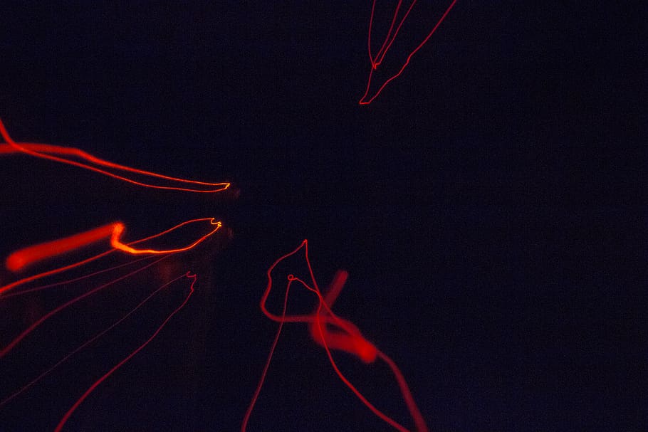 portugal, evora, illuminated, night, red, long exposure, no people HD wallpaper