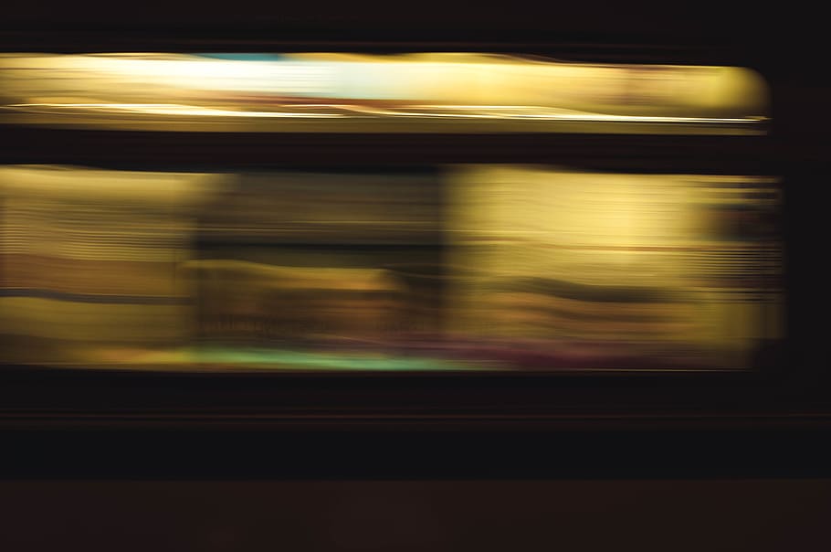 kazan, underground, metro, train, subway, russia, blurred motion HD wallpaper