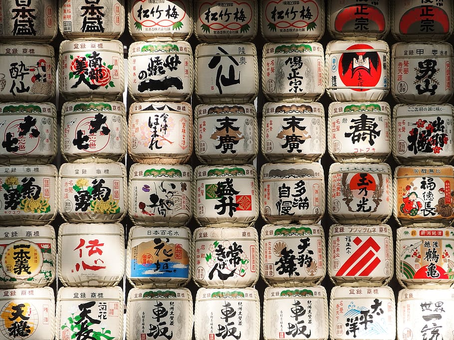 assorted kanji script box lot, large group of objects, backgrounds HD wallpaper