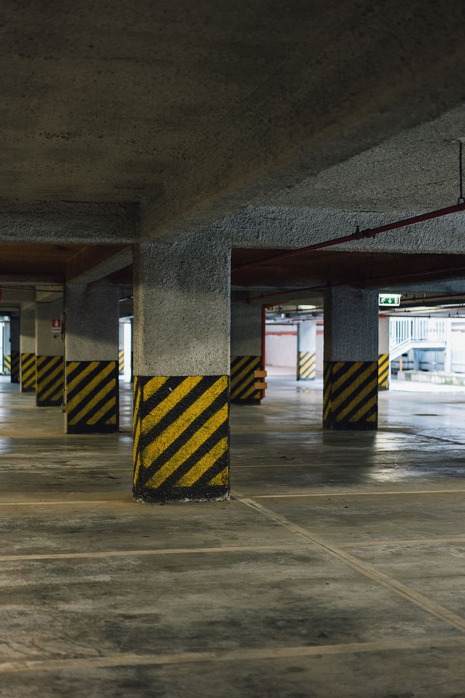 parking lot, architecture, built structure, architectural column HD wallpaper