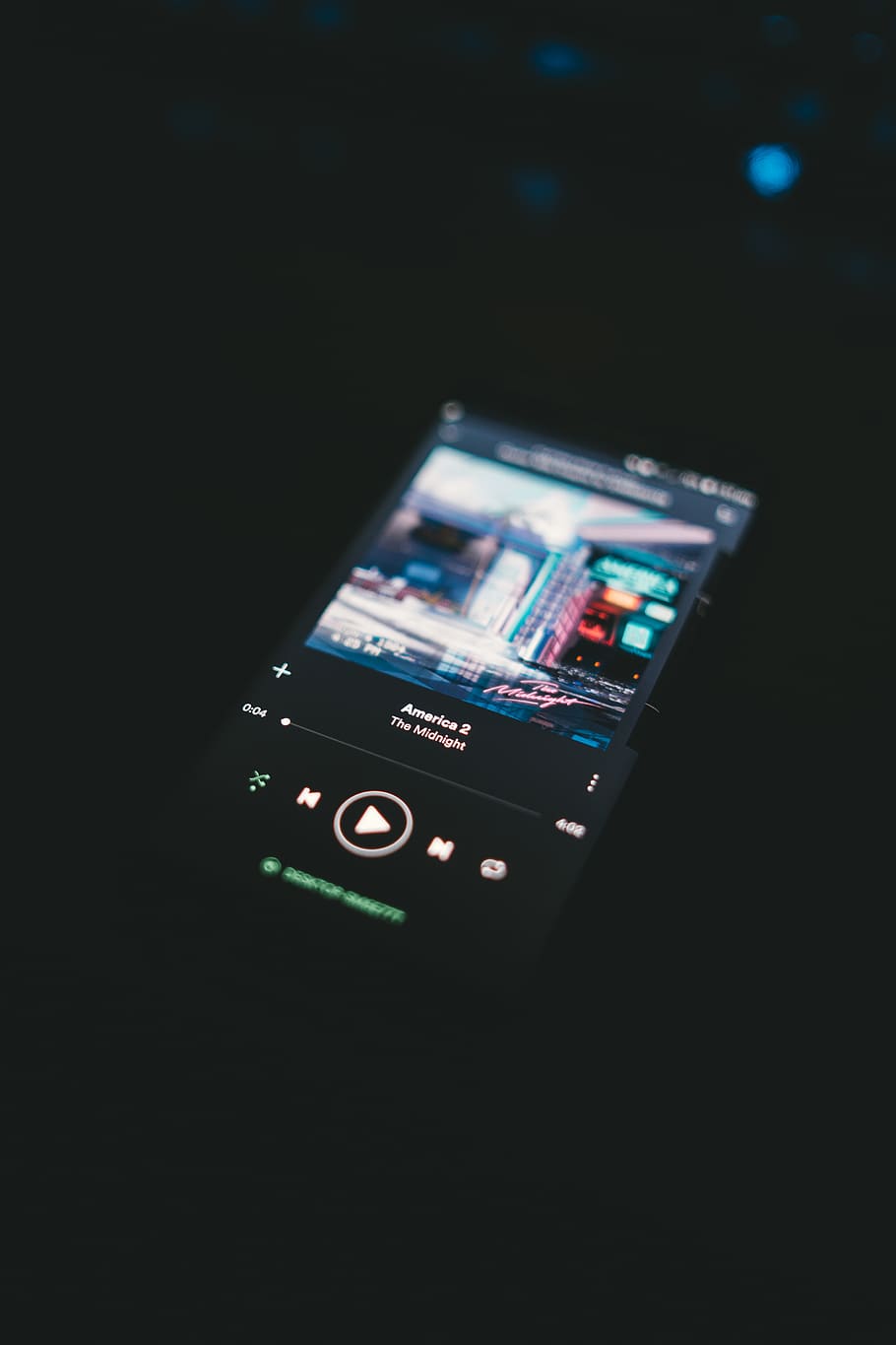 HD wallpaper: black smartphone turned-on displaying playing music,  electronics | Wallpaper Flare
