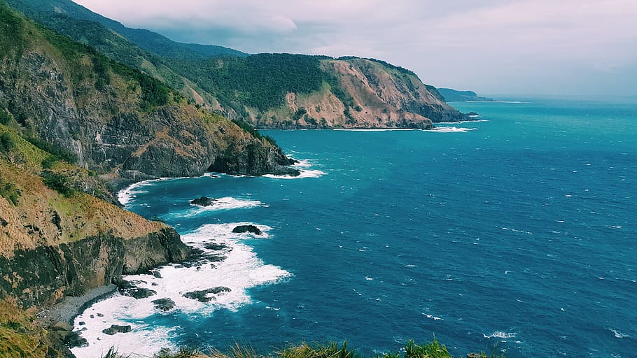 philippines, dingalan, water, sea, scenics - nature, beauty in nature HD wallpaper