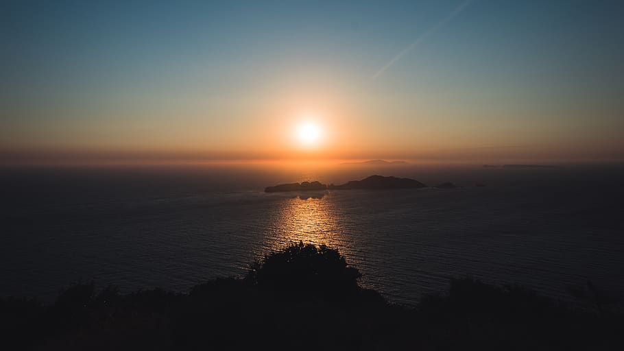 greece, afionas, warm, sun, view, island, corfu, kerkyra, kerkira HD wallpaper