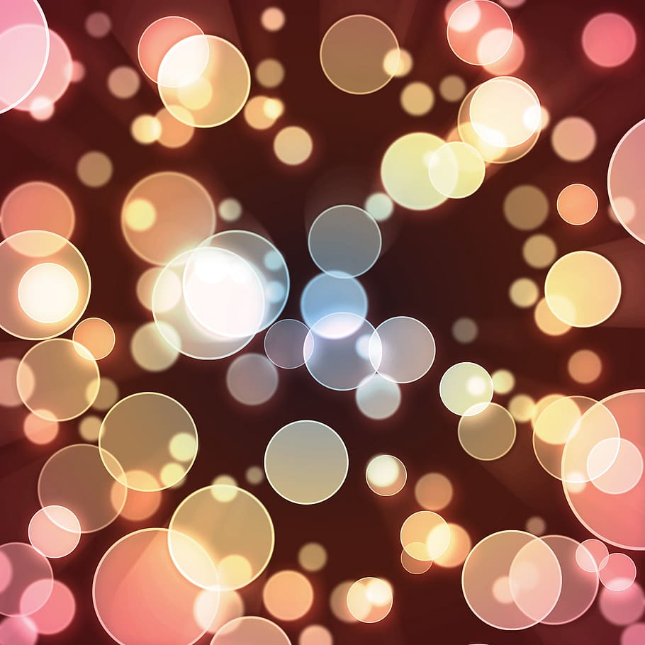 abstract, background, beautiful, bright, bubbles, circles, color HD wallpaper