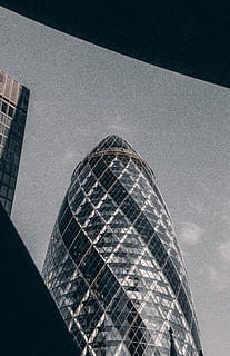 bullet-shaped building during day, office building, architecture HD wallpaper