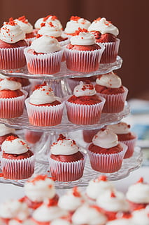 bake cupcakes, dessert, cream, creme, food, icing, sweets, confectionery HD wallpaper