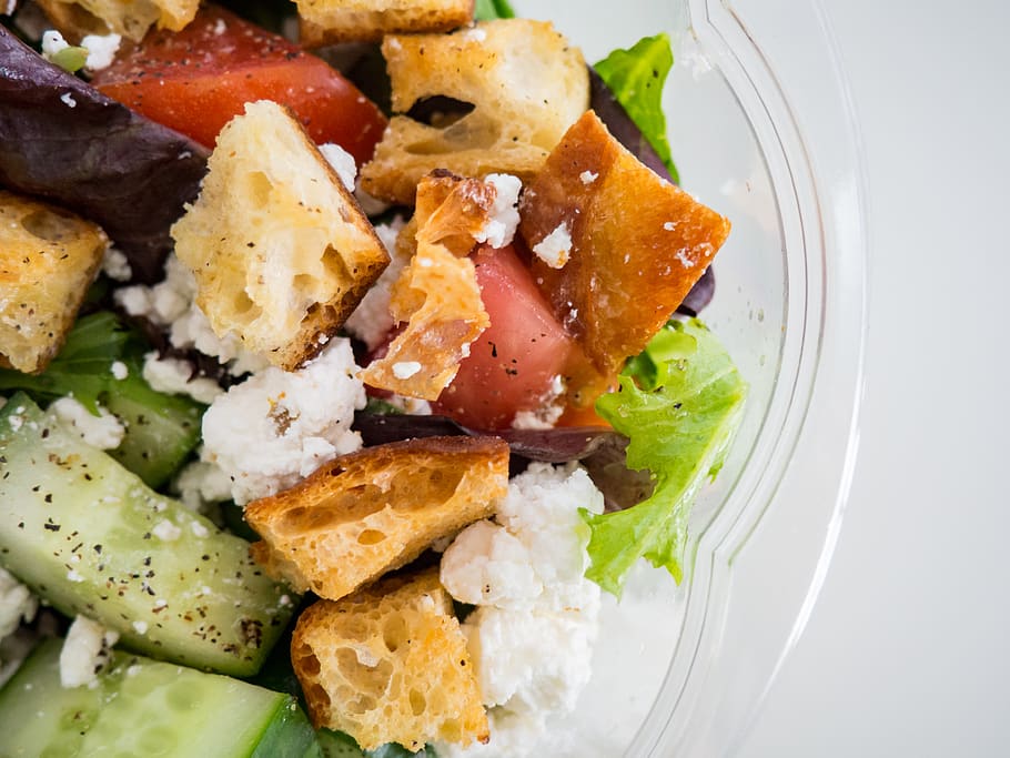 vegetable salad, food, healthy eating, food and drink, wellbeing HD wallpaper