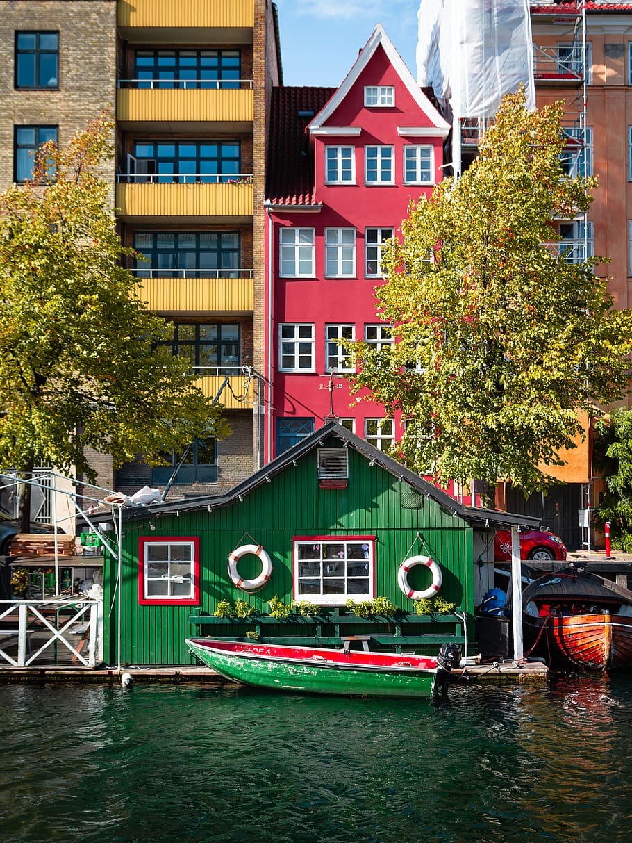 denmark, copenhagen, built structure, building exterior, architecture HD wallpaper