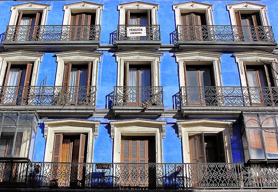 espagne, madrid, pension, building exterior, architecture, built structure HD wallpaper
