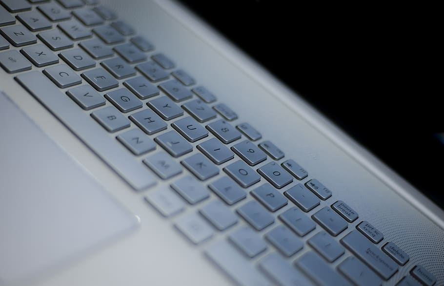Gray and Black Laptop Computer, connection, contemporary, data HD wallpaper