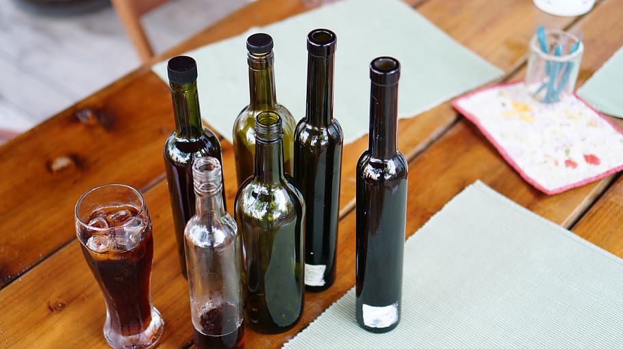 wines, alcohol, bottle, refreshment, drink, food and drink HD wallpaper