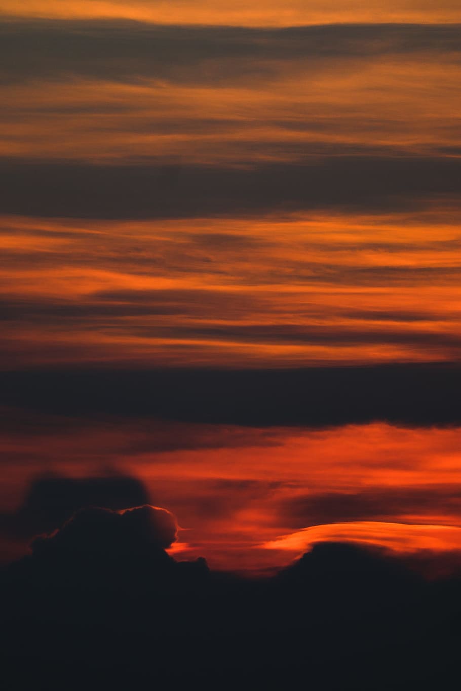 golden hour, sunset, cloud - sky, beauty in nature, orange color HD wallpaper