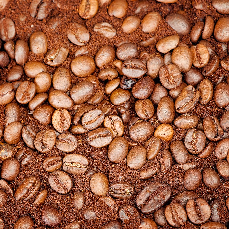 closeup, cafe, natural, cofee, coffe, coffee, brown, aroma HD wallpaper