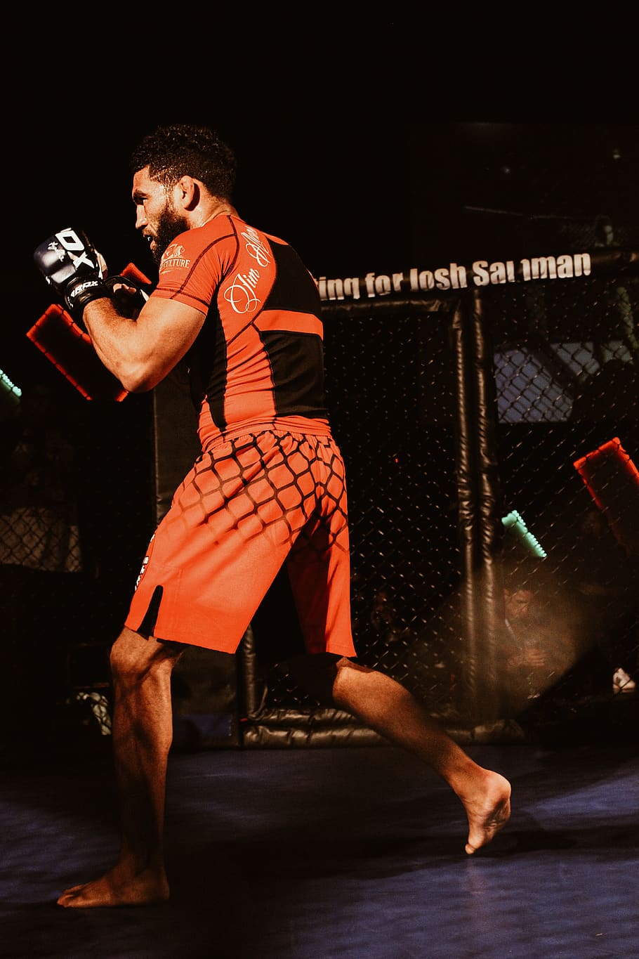 man standing in ring, dance pose, leisure activities, person HD wallpaper