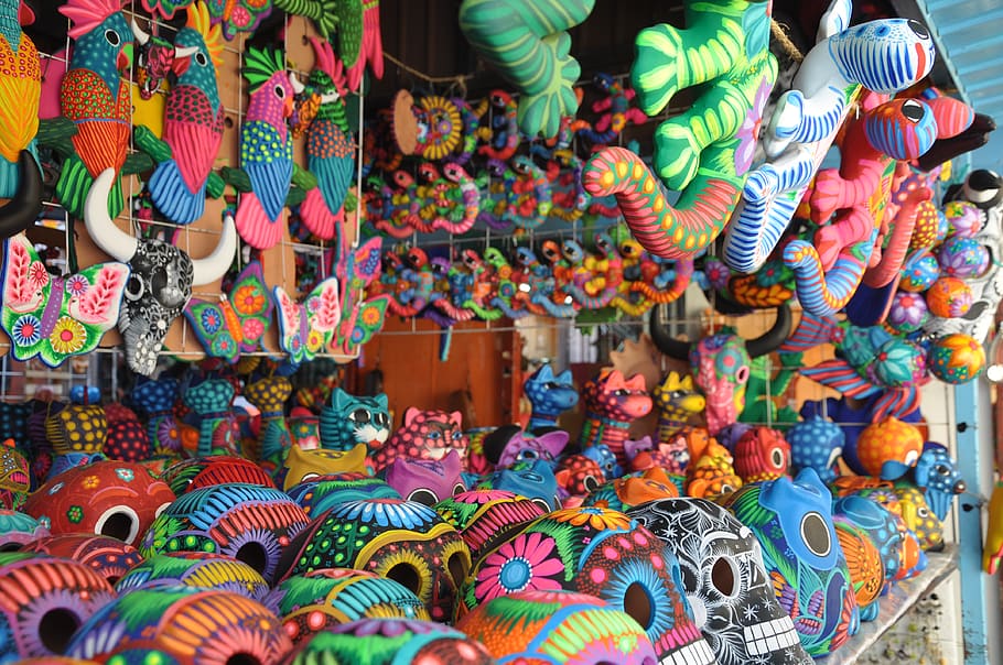 mexico, san miguel de allende, souvenirs, color, unsplash, sanmigueldeallende, HD wallpaper