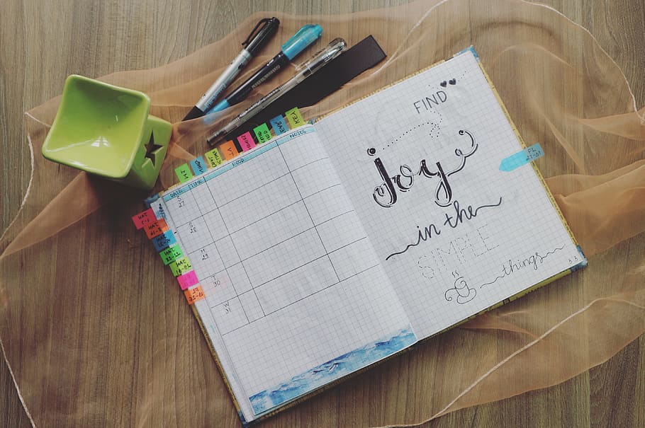 Photo of Planner and Writing Materials, composition, document HD wallpaper