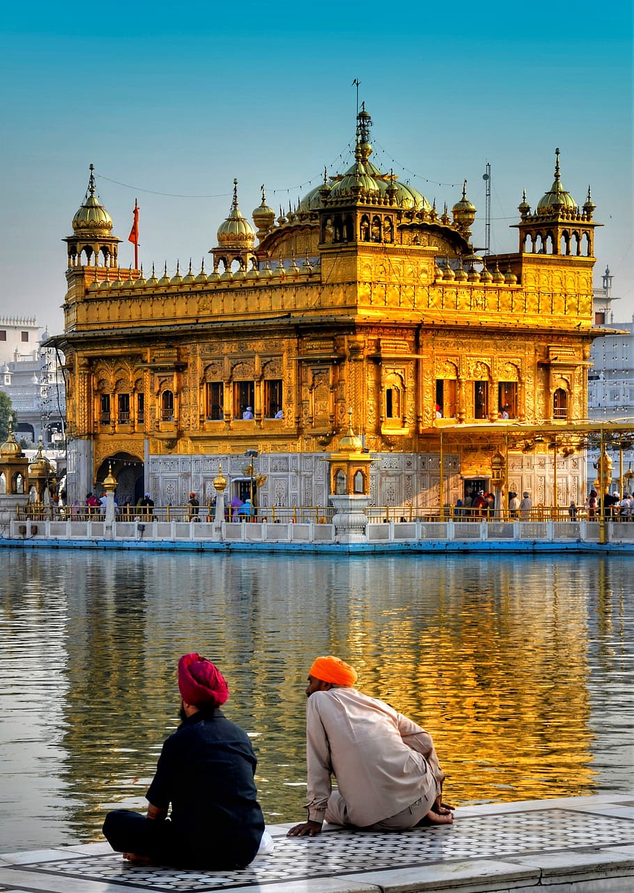 HD wallpaper: golden, temple, amritsar, punjab, sikh, religion, sitting,  water | Wallpaper Flare