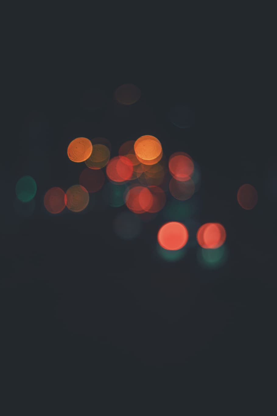 vietnam, defocused, night, illuminated, circle, geometric shape HD wallpaper