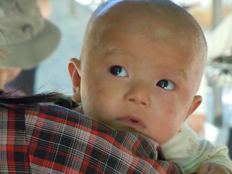 myanmar (burma), yangon, portrait, headshot, child, baby, childhood HD wallpaper