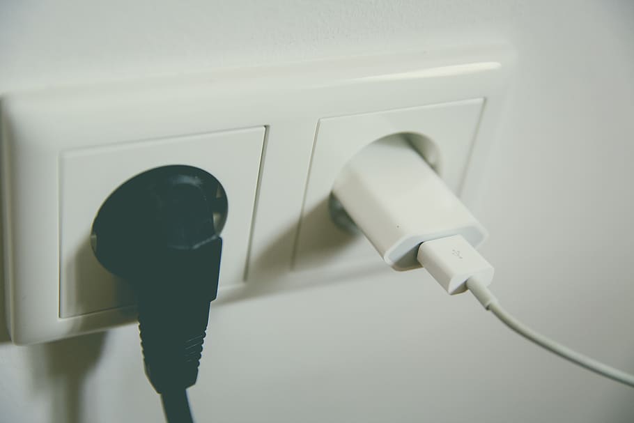 plugs, sockets, electricity, wall, cord, charger, technology HD wallpaper