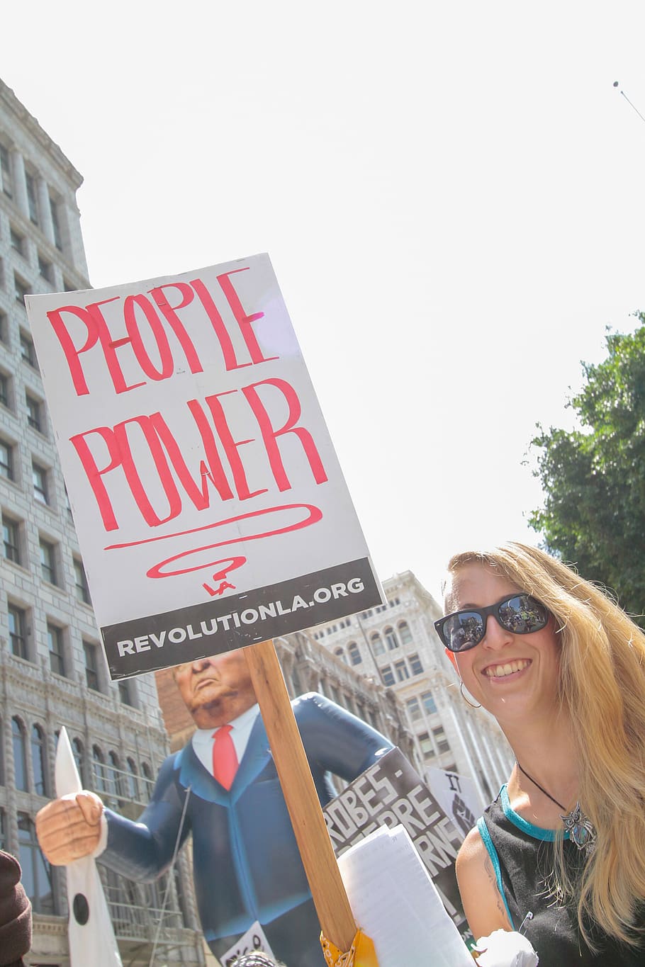 protest, resist, smile, blonde, lovely, feminist, text, communication HD wallpaper