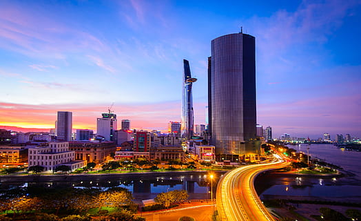 saigon, vietnam, lands, nice, scene, wave, beauty, the city HD wallpaper