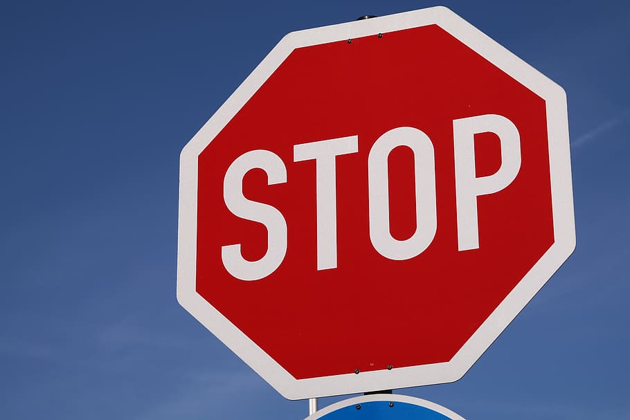 stop, shield, road sign, red, warning, warnschild, street sign, HD wallpaper