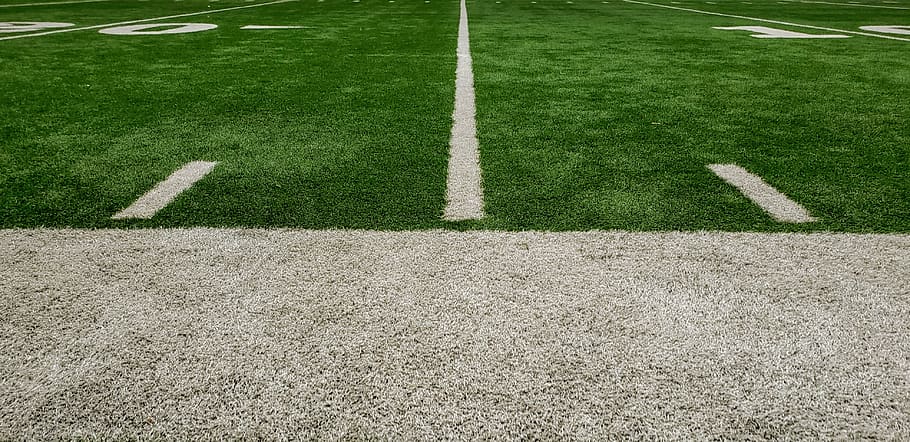 green and gray grass field, playing field, sport, green color HD wallpaper