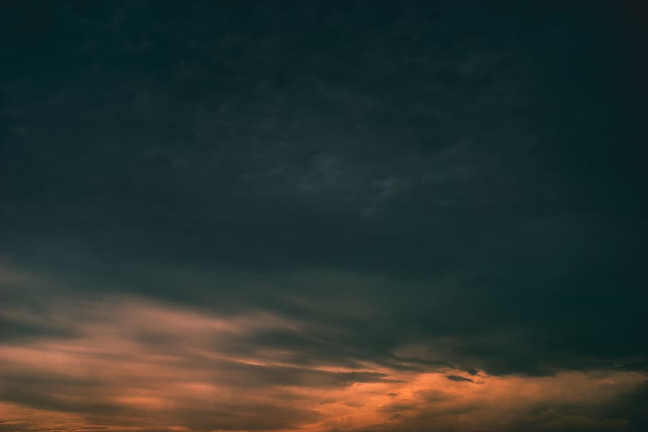 white cloudy sky during daytime, nature, outdoors, dusk, dawn HD wallpaper