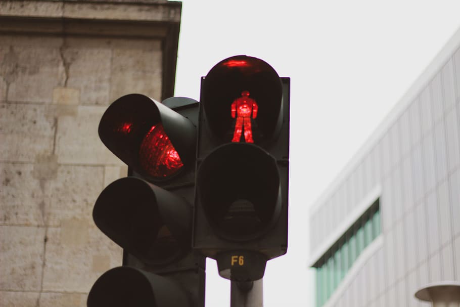 Stop Light, berlin, busy street, capital, city, daylight, illuminated HD wallpaper