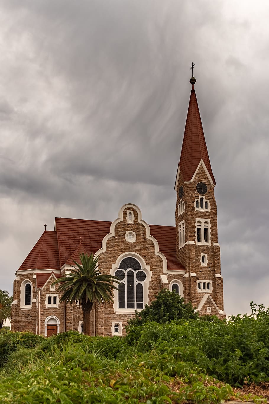 tower, building, spire, steeple, architecture, roof, church HD wallpaper