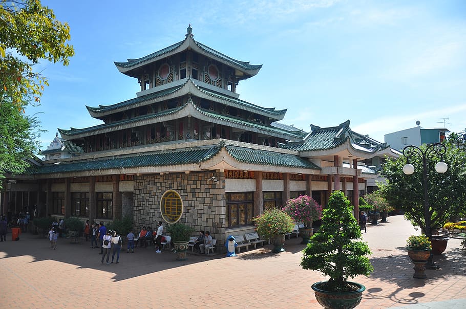 architecture, temple, neck, old, built structure, building exterior HD wallpaper
