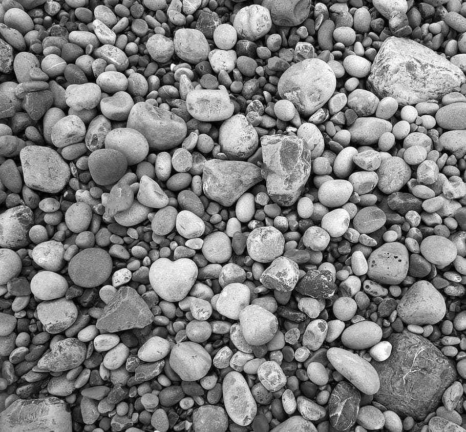 stones, beach, pebble, abundance, stone - object, full frame HD wallpaper