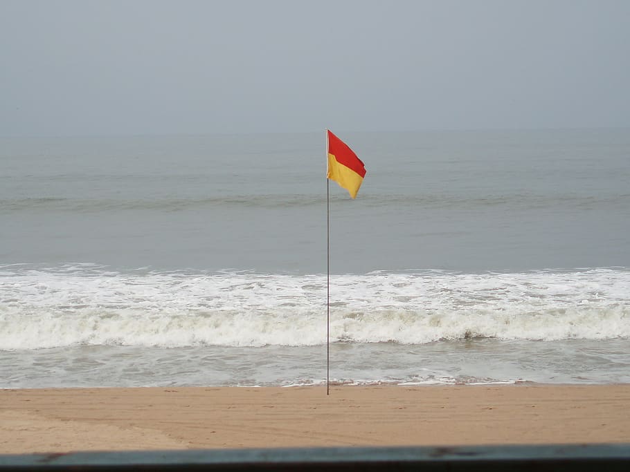 india, canacona, sea, water, beach, motion, horizon over water HD wallpaper