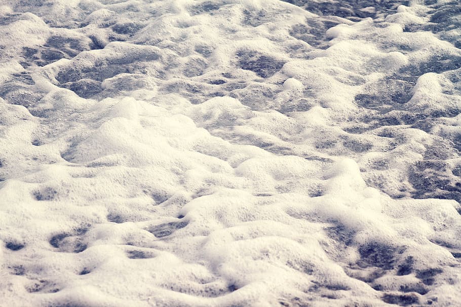 sea foams, water, ocean, background, wave, bubble, texture, nature HD wallpaper