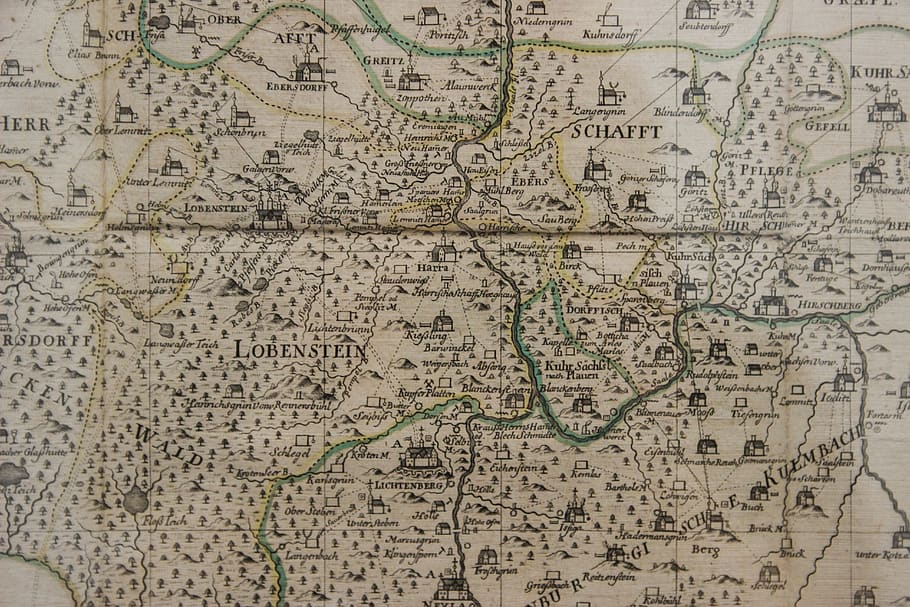 beige map, diagram, plot, atlas, burgk, germany, lobenstein map HD wallpaper
