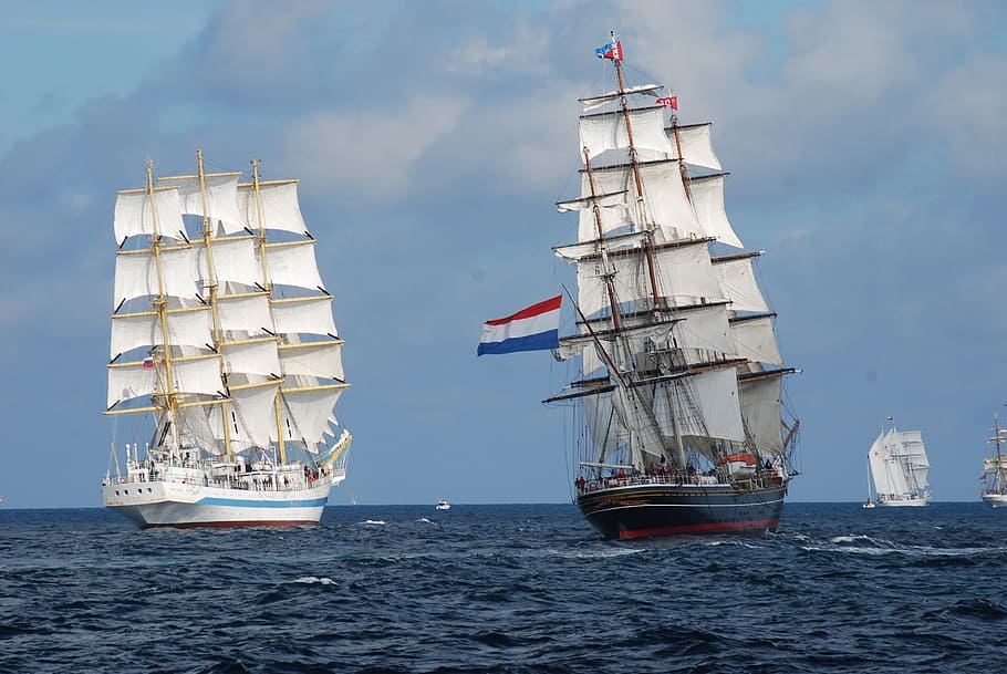 sail, sailing, ship, boat, journey, sea, ocean, nautical vessel HD wallpaper