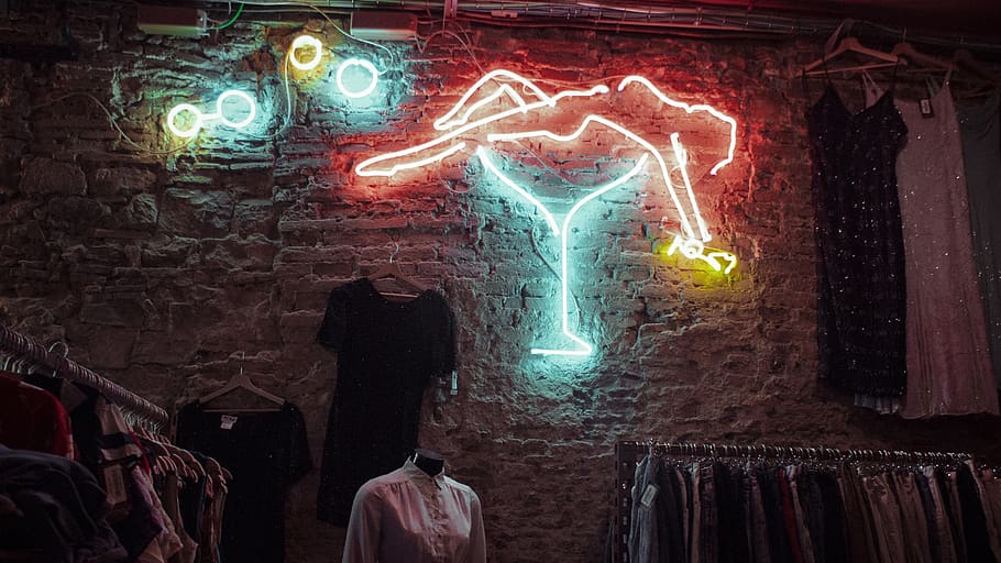 spain, barcelona, illuminated, representation, human representation HD wallpaper