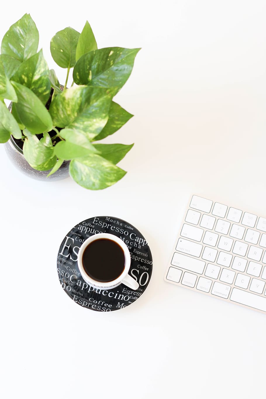 Espresso, breakfast, brown, coffee, computer, cup, drink, green HD wallpaper