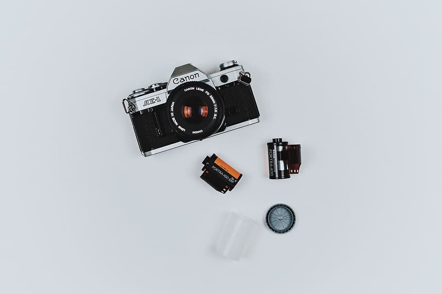 camera, lens, accessory, photography, film, business office HD wallpaper