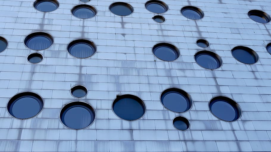 nyc, architecture, windows, urban, full frame, backgrounds HD wallpaper
