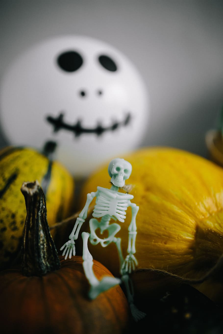 Pumpkins & Halloween, vegetables, autumn, fall, funny, ghosts HD wallpaper