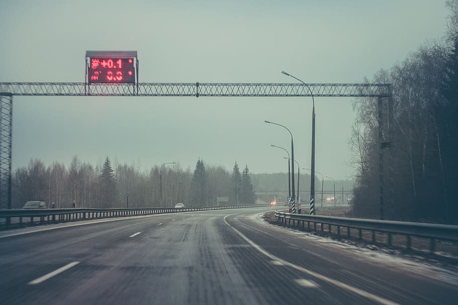 pale, russium, road, transportation, sky, tree, nature, architecture HD wallpaper