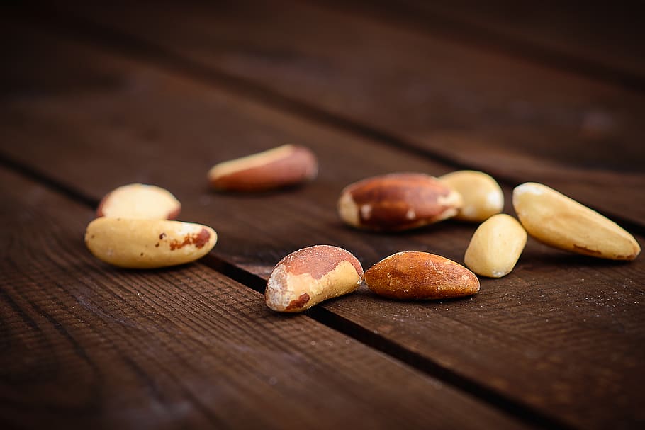 nuts, food, food and drink, wood - material, healthy eating HD wallpaper